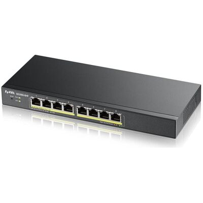 Zyxel Gs1900-8hp-Eu0102f (8 ports), Switch réseau, Noir Zyxel Gs1900-8hp-Eu0102f (8 ports), Switch réseau, Noir