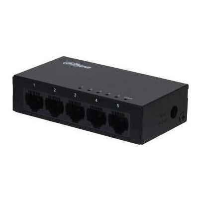 Dahua NET SWITCH 5PORT 10/100M/1G/SG1005-EUR (5 ports), Switch réseau, Noir Dahua NET SWITCH 5PORT 10/100M/1G/SG1005-EUR (5 ports), Switch réseau, Noir