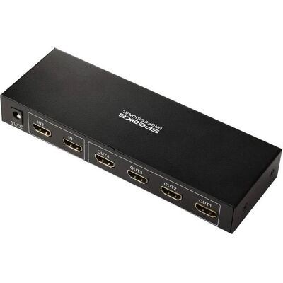 SpeaKa Professional SP-SWAP-500 KVM-Matrix-Switch mit Audio-Ports 3480 x 2160 P, Commutateur KVM, Noir SpeaKa Professional SP-SWAP-500 KVM-Matrix-Switch mit Audio-Ports 3480 x 2160 P, Commutateur KVM, Noir