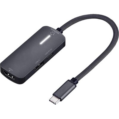 Renkforce RF-USBHA-400 1 zu 3 USB 3.2 Gen 1-Hub (USB 3.0) mit zusätzlichem USB-C (USB-C, 3 ports), Station d’accueil + hub USB, Noir Renkforce RF-USBHA-400 1 zu 3 USB 3.2 Gen 1-Hub (USB 3.0) mit zusätzlichem USB-C (USB-C, 3 ports), Station d’accueil + hub USB, Noir