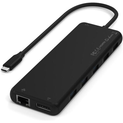 Satechi 13-in-1 USB-C Triple Display Multiport Adapter (USB-C, 13 ports), Station d’accueil + hub USB, Noir Satechi 13-in-1 USB-C Triple Display Multiport Adapter (USB-C, 13 ports), Station d’accueil + hub USB, Noir