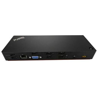 IBM Station d'accueil pour ordinateur portable reconditionnée (très bon état) 40AC0135EU-PL Compatible, Station d’accueil + hub USB, Noir IBM Station d'accueil pour ordinateur portable reconditionnée (très bon état) 40AC0135EU-PL Compatible, Station d’accueil + hub USB, Noir