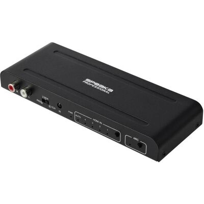 SpeaKa Professional SP-HSU-300 : commutateur HDMI à 4 ports avec ARC (Audio Return Channel), 3840 x 2160 p, Hub SpeaKa Professional SP-HSU-300 : commutateur HDMI à 4 ports avec ARC (Audio Return Channel), 3840 x 2160 p, Hub