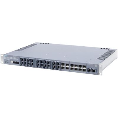 Siemens SCALANCE XRH334 (2SR3) (34 ports), Switch réseau, Gris Siemens SCALANCE XRH334 (2SR3) (34 ports), Switch réseau, Gris