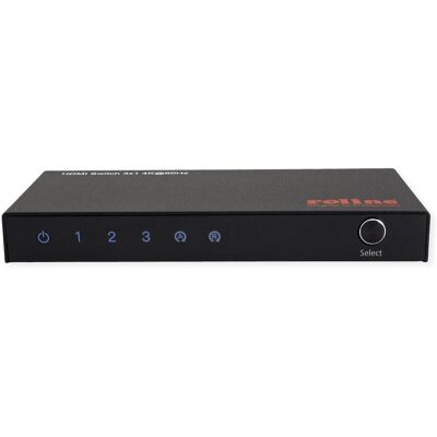 Roline HDMI Switch, 3fach, 4K60Hz, Hub Roline HDMI Switch, 3fach, 4K60Hz, Hub