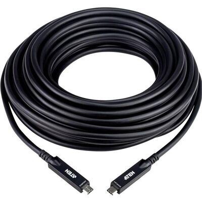 Aten USB-C Ultra HD Active Optical Cable (10m), Câble pour commutateur KVM Aten USB-C Ultra HD Active Optical Cable (10m), Câble pour commutateur KVM