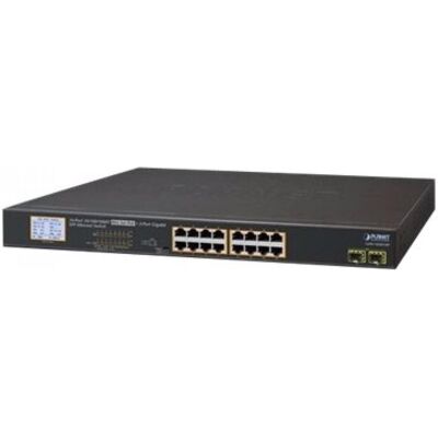 Switch GSW-1820VHP 16 ports Gigabit PoE - Montage en Rack Switch GSW-1820VHP 16 ports Gigabit PoE - Montage en Rack