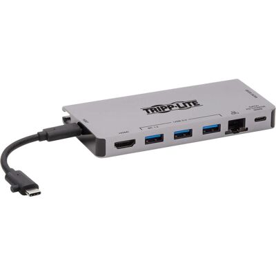 Eaton Station d'accueil USB-C - 4K HDMI USB 3.2 Gen 1 USB-A Hub GbE Memory Card 100W PD Charging Detach (USB-C), Station d’accueil + hub USB, Gris Eaton Station d'accueil USB-C - 4K HDMI USB 3.2 Gen 1 USB-A Hub GbE Memory Card 100W PD Charging Detach (USB-C), Station d’accueil + hub USB, Gris