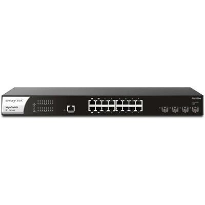 Draytek VigorSwitch PQ2200xb (20 ports), Switch réseau, Noir Draytek VigorSwitch PQ2200xb (20 ports), Switch réseau, Noir