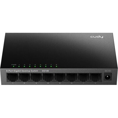Switch réseau Gigabit Cudy GS108 - Noir Switch réseau Gigabit Cudy GS108 - Noir