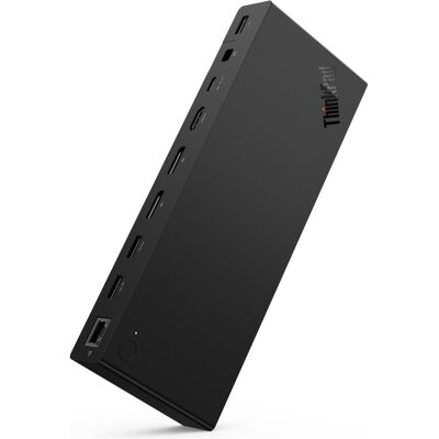 IBM Station d'accueil ThinkPad USB4 5000 - 135 W MX (USB-C), Station d’accueil + hub USB, Noir IBM Station d'accueil ThinkPad USB4 5000 - 135 W MX (USB-C), Station d’accueil + hub USB, Noir