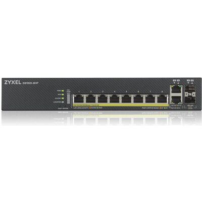 Zyxel GS1920-8HPV2 10PORT SMARTSWITCH (8 ports), Switch réseau, Noir Zyxel GS1920-8HPV2 10PORT SMARTSWITCH (8 ports), Switch réseau, Noir