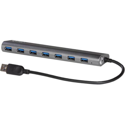 i-tec USB 3.0 metalinis HUB įkrovimas - 7 maitinimo (USB-C, 7 ports), Station d’accueil + hub USB, Argent i-tec USB 3.0 metalinis HUB įkrovimas - 7 maitinimo (USB-C, 7 ports), Station d’accueil + hub USB, Argent