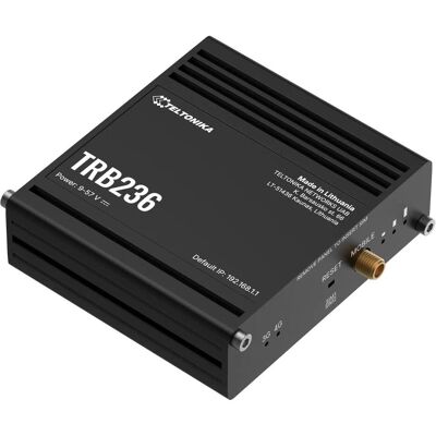 Teltonika TRB236 (without PSU) LTE CAT4, Routeur, Noir Teltonika TRB236 (without PSU) LTE CAT4, Routeur, Noir