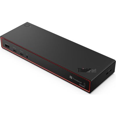 IBM Station d'accueil intelligente ThinkPad Thunderbolt 5 7500 - Italie/Chili (7 ports), Station d’accueil + hub USB, Noir IBM Station d'accueil intelligente ThinkPad Thunderbolt 5 7500 - Italie/Chili (7 ports), Station d’accueil + hub USB, Noir