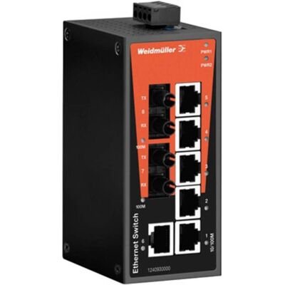 Commutateur Ethernet Industriel Weidmüller IE-SW-BL08T-6TX-2ST Commutateur Ethernet Industriel Weidmüller IE-SW-BL08T-6TX-2ST