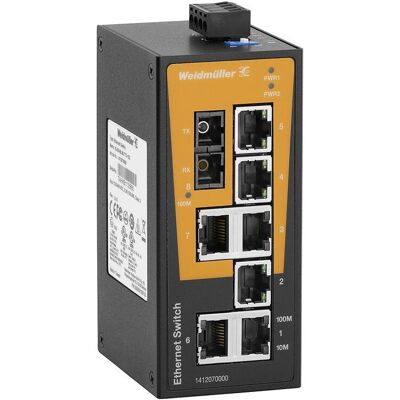 Switch Ethernet non géré Weidmüller IE-SW-BL08-7TX-1SC - 7 Ports Switch Ethernet non géré Weidmüller IE-SW-BL08-7TX-1SC - 7 Ports
