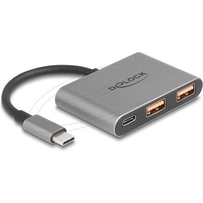DeLock 3 Ports USB Hub 10 Gbps - Station d'accueil USB-C DeLock 3 Ports USB Hub 10 Gbps - Station d'accueil USB-C