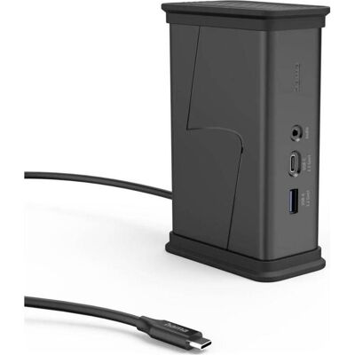 Hama Connect2Office (USB-C, 9 ports), Station d’accueil + hub USB, Noir Hama Connect2Office (USB-C, 9 ports), Station d’accueil + hub USB, Noir