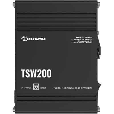 Switch Industriel Ethernet Teltonika TSW200 - 2 SFP, 8 PoE+ Switch Industriel Ethernet Teltonika TSW200 - 2 SFP, 8 PoE+
