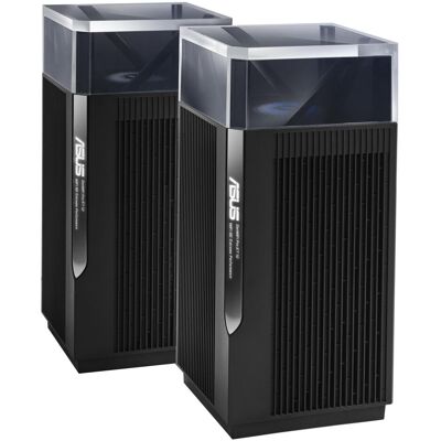 Asus Routeur WL ZenWiFi Pro ET12 AX11000 Lot de 2, Routeur, Noir Asus Routeur WL ZenWiFi Pro ET12 AX11000 Lot de 2, Routeur, Noir