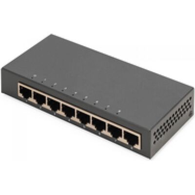 Digitus Commutateur Gigabit 8 ports, desktop, non administrable, boîtier métallique (8 ports), Switch réseau, Noir Digitus Commutateur Gigabit 8 ports, desktop, non administrable, boîtier métallique (8 ports), Switch réseau, Noir