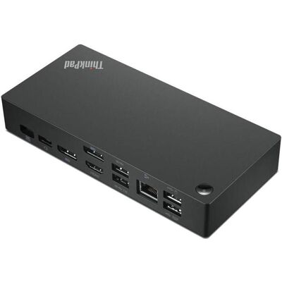 IBM ThinkPad USB-C universel (USB-A, USB-C), Station d’accueil + hub USB, Noir IBM ThinkPad USB-C universel (USB-A, USB-C), Station d’accueil + hub USB, Noir