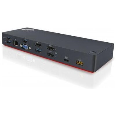 IBM Station d'accueil pour ordinateur portable reconditionnée (très bon état) 40AC0135EU-PL Compatible, Station d’accueil + hub USB, Noir IBM Station d'accueil pour ordinateur portable reconditionnée (très bon état) 40AC0135EU-PL Compatible, Station d’accueil + hub USB, Noir