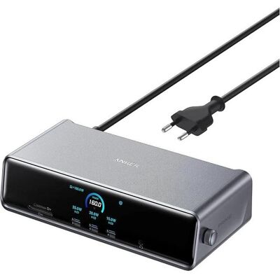 Anker Prime 14-en-1 Triple 4K (USB-C, 14 ports), Station d’accueil + hub USB, Gris Anker Prime 14-en-1 Triple 4K (USB-C, 14 ports), Station d’accueil + hub USB, Gris