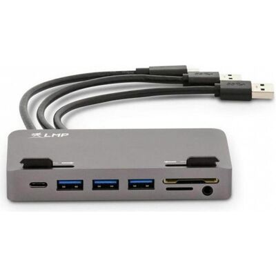 LMP Attache Dock Pro 10 Port SG,Mini-DP,HDMI (USB-C, 10 ports), Station d’accueil + hub USB, Gris LMP Attache Dock Pro 10 Port SG,Mini-DP,HDMI (USB-C, 10 ports), Station d’accueil + hub USB, Gris