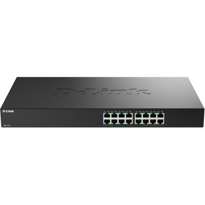 D-Link 16-Port mg Unmanaged Switch (16 ports), Switch réseau, Noir D-Link 16-Port mg Unmanaged Switch (16 ports), Switch réseau, Noir