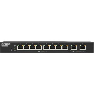 QNAP switch QSW-L2110-10T (8x 2.5GbE port, 2x 10GbE port, Lite Managed) (10 ports), Switch réseau, Noir QNAP switch QSW-L2110-10T (8x 2.5GbE port, 2x 10GbE port, Lite Managed) (10 ports), Switch réseau, Noir