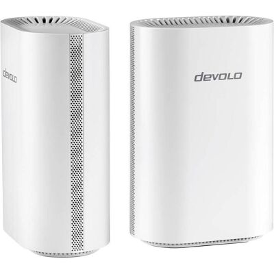 Devolo Devo WiFi 7 Mesh BE9300 Tri-Band 2-Pack, Routeur, Blanc Devolo Devo WiFi 7 Mesh BE9300 Tri-Band 2-Pack, Routeur, Blanc