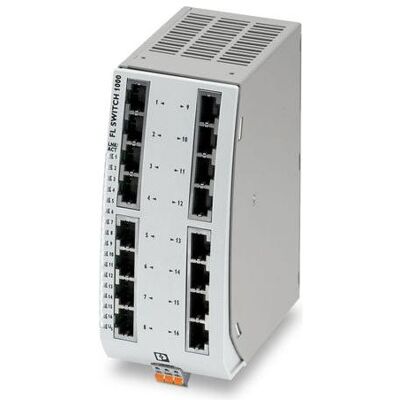 Phoenix Contact Commutateur PHOE Ethernet industriel (16 ports), Switch réseau Phoenix Contact Commutateur PHOE Ethernet industriel (16 ports), Switch réseau
