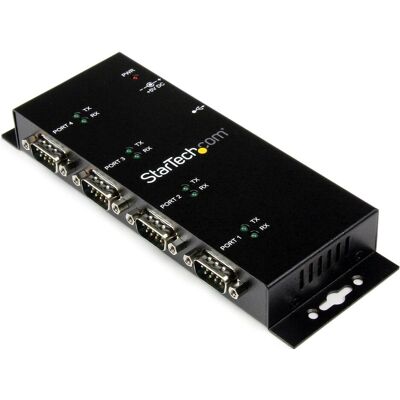 StarTech Adaptateur Série USB 4 Ports (USB-B, 4 ports), Station d’accueil + hub USB, Noir StarTech Adaptateur Série USB 4 Ports (USB-B, 4 ports), Station d’accueil + hub USB, Noir