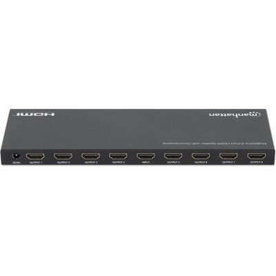 Manhattan 4K@60Hz 8-Port HDMI-Splitter mit Downscaling, Hub Manhattan 4K@60Hz 8-Port HDMI-Splitter mit Downscaling, Hub