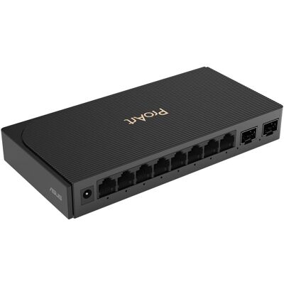 Asus Switch PQG-U1080 8-Port 2.5G + 2-Port 10G SFP+Switch (8 ports), Switch réseau, Noir Asus Switch PQG-U1080 8-Port 2.5G + 2-Port 10G SFP+Switch (8 ports), Switch réseau, Noir