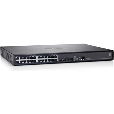 LevelOne Gtl-2691 (26 ports), Switch réseau, Noir LevelOne Gtl-2691 (26 ports), Switch réseau, Noir