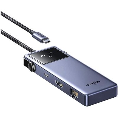 Ugreen CM888 (USB-C, 7 ports), Station d’accueil + hub USB, Noir Ugreen CM888 (USB-C, 7 ports), Station d’accueil + hub USB, Noir