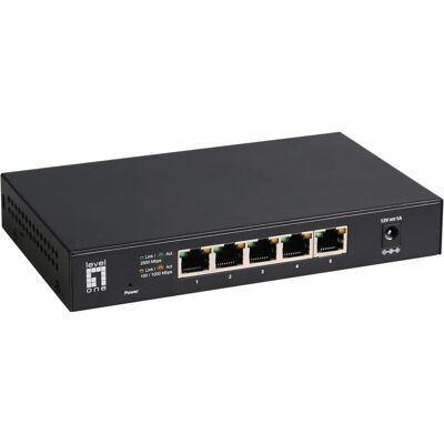 LevelOne GEU-0525 (5 ports), Switch réseau, Noir LevelOne GEU-0525 (5 ports), Switch réseau, Noir