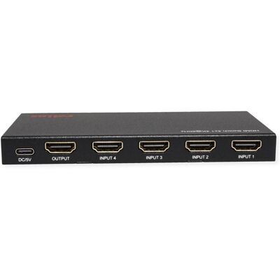 Roline HDMI Switch, 4fach, 4K60Hz, Hub Roline HDMI Switch, 4fach, 4K60Hz, Hub