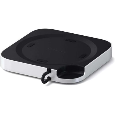 Satechi Mac Mini M4 Stand & Hub with SSD Enclosure (USB-C, 5 ports), Station d’accueil + hub USB, Gris, Argent Satechi Mac Mini M4 Stand & Hub with SSD Enclosure (USB-C, 5 ports), Station d’accueil + hub USB, Gris, Argent