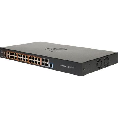 Cambium Networks MX-EX2028PXA-E - commutateur PoE cnMatrix EX2028-P (24 ports), Switch réseau, Noir Cambium Networks MX-EX2028PXA-E - commutateur PoE cnMatrix EX2028-P (24 ports), Switch réseau, Noir