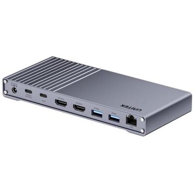 Unitek Stacja/replikator USB4 (D1117AGY01-EU) (1 portion), Station d’accueil + hub USB, Gris Unitek Stacja/replikator USB4 (D1117AGY01-EU) (1 portion), Station d’accueil + hub USB, Gris