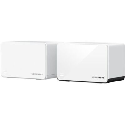 Mercusys Routers Halo H85X(2-pack) AX3000 Whole Home Mesh Wi-Fi 6 System , Routeur, Blanc Mercusys Routers Halo H85X(2-pack) AX3000 Whole Home Mesh Wi-Fi 6 System , Routeur, Blanc