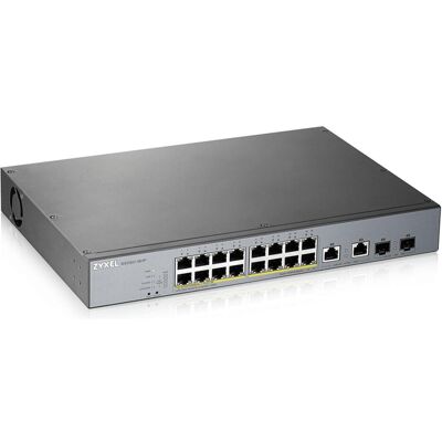 Zyxel GS1350-18HP géré PoE+ (18 ports), Switch réseau, Gris Zyxel GS1350-18HP géré PoE+ (18 ports), Switch réseau, Gris