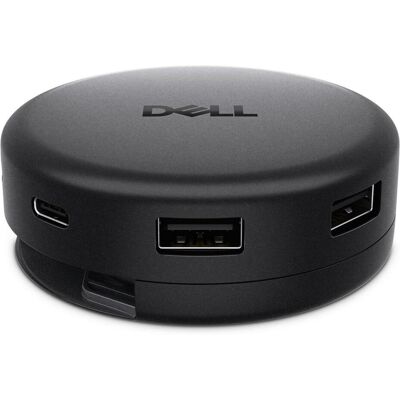 Dell Pro 7-in-1 USB-C Travel Hub - DA326 (USB-C, 7 ports), Station d’accueil + hub USB, Noir Dell Pro 7-in-1 USB-C Travel Hub - DA326 (USB-C, 7 ports), Station d’accueil + hub USB, Noir