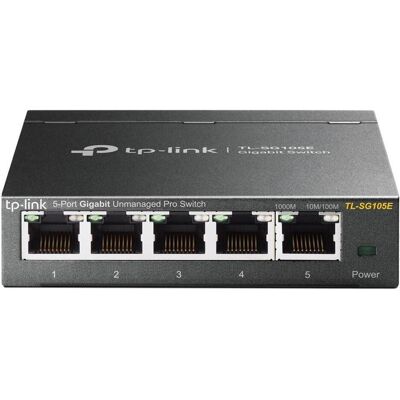 TP-Link TL-SG105 (5 ports), Switch réseau, Noir TP-Link TL-SG105 (5 ports), Switch réseau, Noir