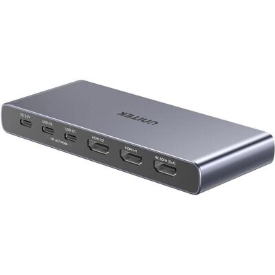 Unitek PRZEŁĄCZNIK 4K HDMI/USB-C 4 IN 1 OUT, Commutateur KVM Unitek PRZEŁĄCZNIK 4K HDMI/USB-C 4 IN 1 OUT, Commutateur KVM