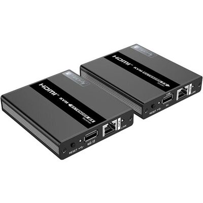 Manhattan HDMI KVM over IP/Netzwerkkabel Extender Set 1080p, 60 m, Commutateur KVM, Noir Manhattan HDMI KVM over IP/Netzwerkkabel Extender Set 1080p, 60 m, Commutateur KVM, Noir